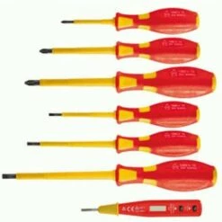 VALEX Porte-vises IsolÉs 1000v Avec SÉrie 7 Pezzi Crv 1463639