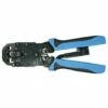 VELLEMAN PINCE A SERTIR PROFESSIONNELLE POUR CONNECTEURS MODULAIRES 4P4C (RJ10). 6P4C (RJ11). 8P8C (RJ45). DEC VTM468HP RI2621