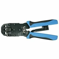 VELLEMAN PINCE A SERTIR PROFESSIONNELLE POUR CONNECTEURS MODULAIRES 4P4C (RJ10). 6P4C (RJ11). 8P8C (RJ45). DEC VTM468HP RI2621