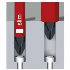 WIHA - TOURNEVIS SLIMFIX SOFTFINISH® VDE/GS - POZIDRIV PZ2 X 100mm WH35396 RI3001