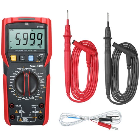 Uni-T Multimetre Numerique Mesure De Tension Ac / Dc Resistance Courant Capacite Frequence Testeur – Image 2
