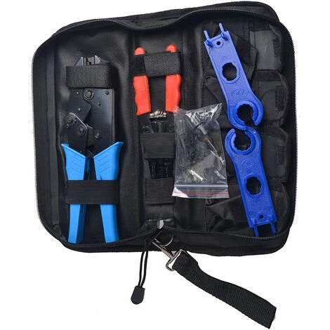 LRISHOM Outils De Sertissage Solar Mc4 Pour Cables Photovoltaiques Pour Panneaux Solaires