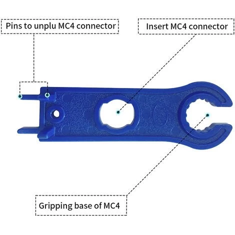 LRISHOM Outils De Sertissage Solar Mc4 Pour Cables Photovoltaiques Pour Panneaux Solaires – Image 4