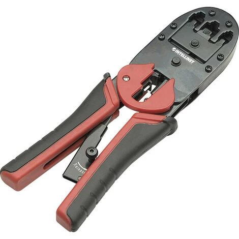 Pince à Sertir Intellinet 211048 Adapté Pour (spécifications Réseau (CAT)): CAT 3, CAT 4, CAT 5, CAT 5e, CAT 6, CAT 6a - Rouge, Noir – Image 2