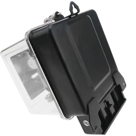 BeMatik - Compteur D'énergie électricité Monophasé Wattmetere 10A 230V 50Hz 30A Max De Plastique Transparent – Image 4