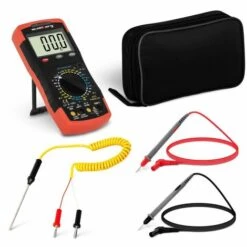 STEINBERG Multimètre Numérique Portatif Voltmètre AC/DC Testeur LCD HFE NCV 2000 Valeurs - Argent