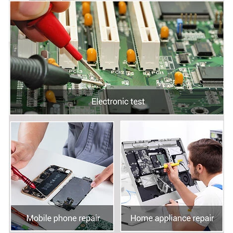 ANENG Multimetre AN8002 6000 Mots Avec Valeur RMS Vraie, Multimetre Numerique A Plage Automatique, Livresans Batterie, Orange – Image 5