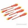 SILVERLINE Tournevis Isolés à Manche Caoutchouté, 7 Pcs, 7 Pcs