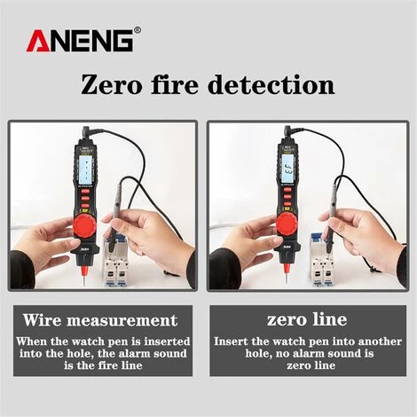 Multimetre A Stylet ANENG Livre Sans Batterie, Noir A3004 – Image 2