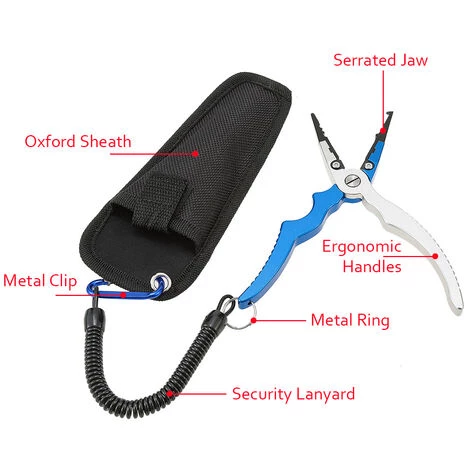 HAPPYSHOPPING Pince En Alliage D'aluminium FG-1021, Bleue - Bleue – Image 3