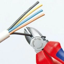 Knipex 70 01 140 Pince Coupante De Côté Avec Poignées En PVC