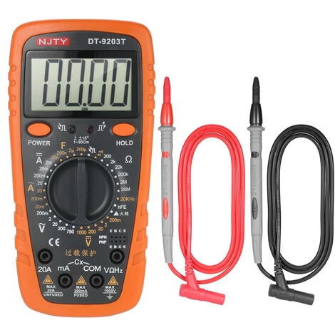 Multimetre Haute Precision NJTY DT-9203T Livresans Batterie – Image 5