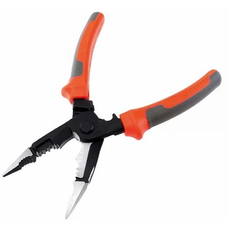 MALLOMNE Pince �� D��nuder Multifonction 5 En 1 Pince �� Sertir Les Cables – Image 2