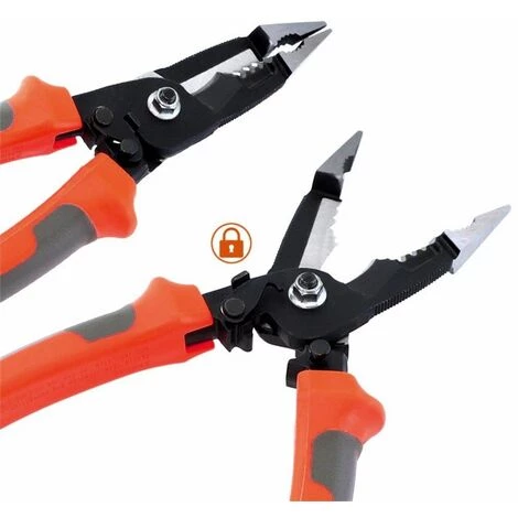 MALLOMNE Pince �� D��nuder Multifonction 5 En 1 Pince �� Sertir Les Cables – Image 4