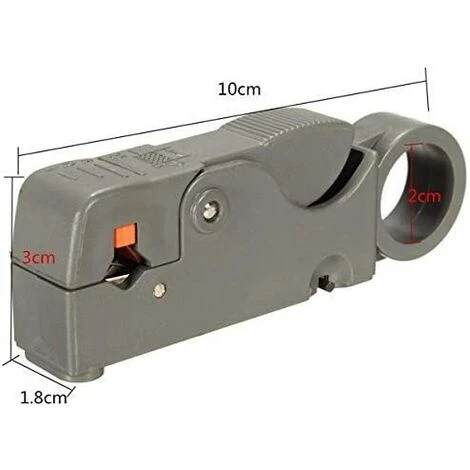 BEARSU 1 Pc Dénudeur De Câbles Coaxiaux Couteau à Dénuder Serre-Câble Décapant – Image 5