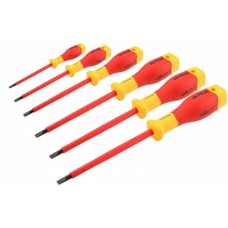 WOKIN Lot De 6 Tournevis Plats Isolés