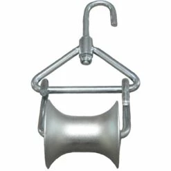 MILNOV Poulie PTT Chape Ouvrante Réa ACIER Passage 50 Mm