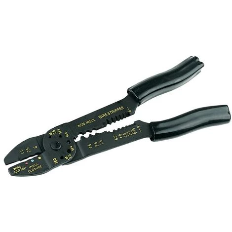 SILVERLINE Pince à Sertir Et à Dénuder - 230 Mm