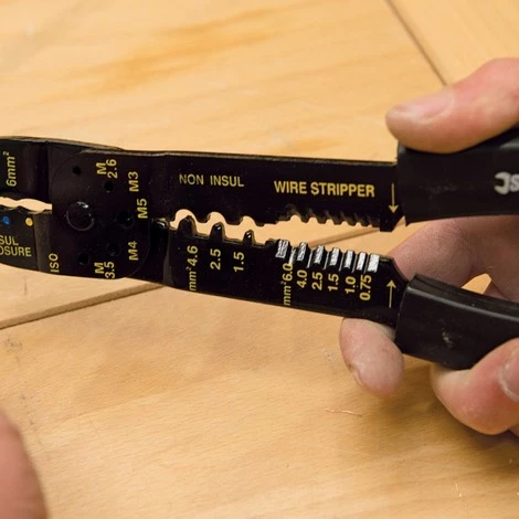 SILVERLINE Pince à Sertir Et à Dénuder - 230 Mm – Image 2