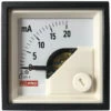 Ampèremètre Analogique De Panneau V C.c. RS PRO, Echelle 20 (Input)mA, 48mm X 48mm ( Prix Pour 1 )