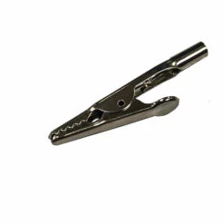 RS PRO Pince Crocodile, 4A, Argent, 9mm ( Prix Pour Paquet De 10 )