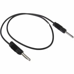 Cordon De Test à Pointe De Touche 4mm RS PRO, Noir, 2.5A, 50V C.a., Long. 500mm ( Prix Pour 1 )