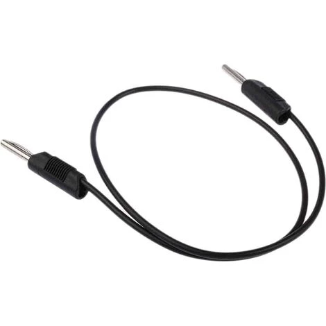 Cordon De Test à Pointe De Touche 4mm RS PRO, Noir, 2.5A, 50V C.a., Long. 500mm ( Prix Pour 1 ) – Image 3