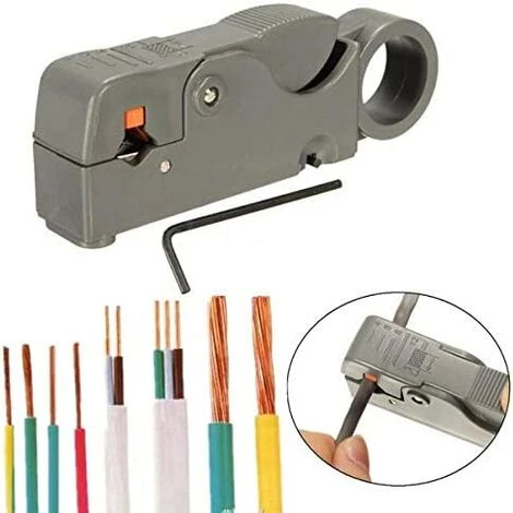 LangRay 1 Pc Dénudeur De Câbles Coaxiaux Couteau à Dénuder Serre-Câble Décapant – Image 3