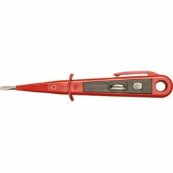 WIHA Tournevis Detecteur De Phase Rouge 125-250V, VDE/GS, Lame 3mm Longueur Totale 150 Mm