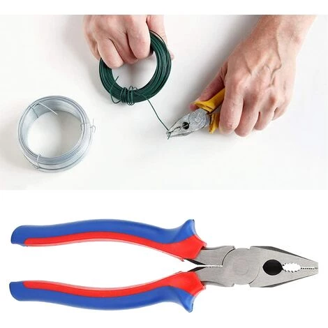 BETTERLIFE Pince Coupante, Boulons 8 Pouces Cutter Pince De Juge De Lignes Pince De Coupe De Fil Outil à Main Poignée Antidérapante # 45 Acier – Image 3