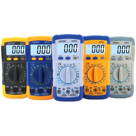 ANENG A830L Portable Digital Multimeter Multimeter Lcd Multimetre Lcd Testeur De Courant Multimetre Numerique, Bleu – Image 4