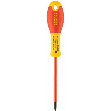 STANLEY - Tournevis Pozidriv Isolé 1000V FATMAX - 0-65-418 - PZ1 X 100mm
