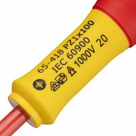 STANLEY - Tournevis Pozidriv Isolé 1000V FATMAX - 0-65-418 - PZ1 X 100mm – Image 4