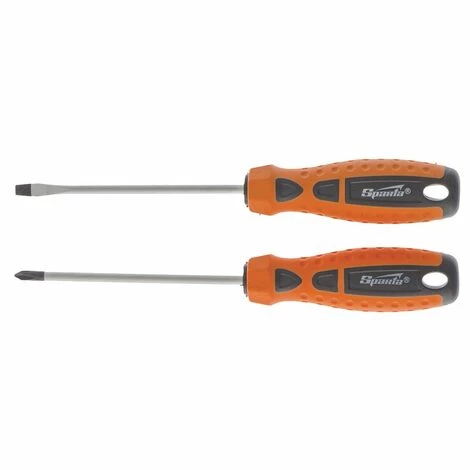 SPARTA - Lot De 2 Tournevis - 1 Plat + 1 Cruciforme – Image 2