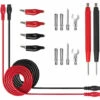 THSINDE Cordons De Test Multimetre ,ensemble De Sondes De Test Electroniques 16 En 1 10A/92cm