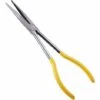 TANABATA Outil à Main à Pince à Bec Droit Extra Long De 11 Pouces Jaune + Argent