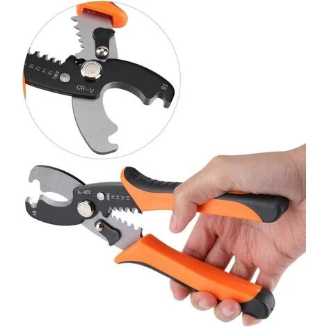 TANABATA Pince à Dénuder, Pince à Dénuder Et à Sertir, Pince à Dénuder Et à Sertir Multifonctionnelle, Pince à Sertir Et à Sertir, Pince à Main Pour électricien – Image 2