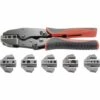 Pince à Sertir TOOLCRAFT PZ-505 818645 7 Pièces Pour Connecteur Coaxial BNC, TNC, Pour Fiche FO
