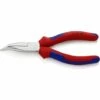Knipex 25 25 160 Pour Lélectronique Et La Mécanique De Précision Pince Plate à Becs Ronds Coudée à 40° 160 Mm