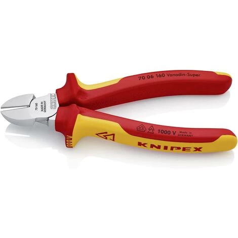 Pince Coupante Diagonale Avec Facette Knipex 70 06 160 160 Mm 1 Pc(s) – Image 3