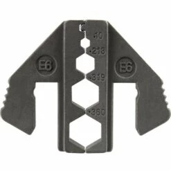 TOOLCRAFT PLE-0E6 1423402 Matrice à Sertir Pour Connecteur Coaxial RG59, RG58, RG6 Adapté Pour Marque (pinces) TOOLCRAF