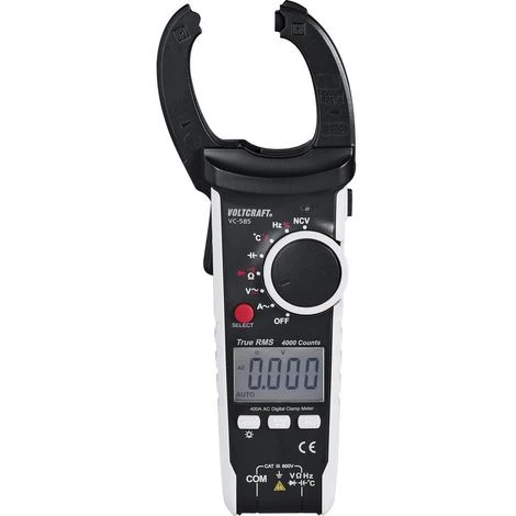 Pince Ampèremétrique VOLTCRAFT VC585 VC585 Numérique étalonné: Dusine (sans Certificat) CAT III 600 V Affichage (nombre – Image 2