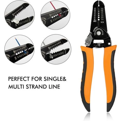 Pince à Dénuder De Précision, Betterlife Wire Pince Coupante Pince Coupante Outil De Réparation Avec Build-in Coupe-câble Et Trous De Looping Pince à Sertir Pour,1 Pcs – Image 4