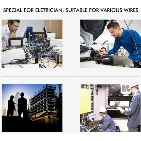 Pince à Dénuder De Précision, Betterlife Wire Pince Coupante Pince Coupante Outil De Réparation Avec Build-in Coupe-câble Et Trous De Looping Pince à Sertir Pour,1 Pcs – Image 5