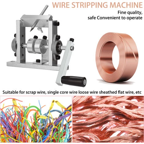 SUPERSELLER Machine à Dénuder Peut être Connectée à Une Perceuse électrique à Main Pour Entraîner Le Dénudage La Plage De Dénudage Est De 1 à 30 Mm De Diamètre – Image 2