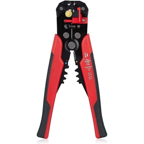 Pince à Dénuder, 5 En 1 Pince à Dénuder Multifonctionnelle électrique Pince à Dénuder Automatique Pour Coupe-câbles (Orange),HANBING