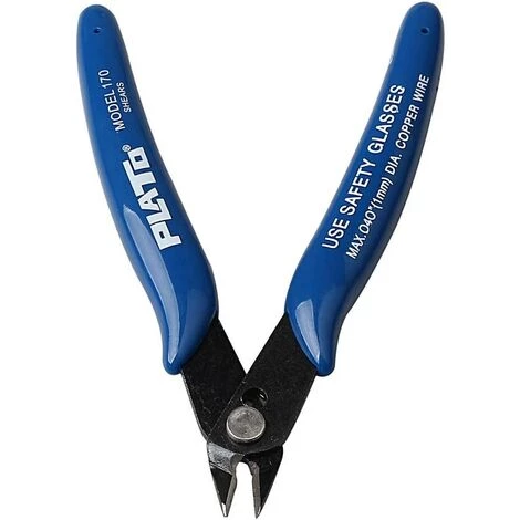 DEVENIRRICHE Pinces Coupantes De Côté, Yuanzi Cisaille Latérale Outil De Coupe, Pouce/Pince à Dénuder Acier Pour Câble Électrique, Bijoux Réparation, Travaux Pratiques, Bricolage (2 Pack, Bleu) – Image 2