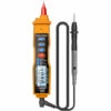 Multimètre, Ohmmètre Et Ampèremètre ANENG Digital Pen Multimètre NCV Voltmètre AC/DC Ohmmètre Résistance Capacité Frequanecy Test De Ligne En Direct Testeur De Rétroéclairage LCD Portable 4000 Points Avec Maintien Des Données Et Lampe De Poche, Jaune