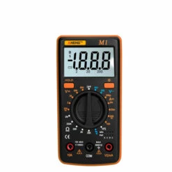 Multimètre, Ohmmètre Et Ampèremètre Multimètre Numérique Portable ANENG M1 Rétro-éclairage LCD Haute Précision Tension Ca/cc Courant Résistance Transistor Testeur De Continuité Protection Contre Les Surcharges, Orange - Orange