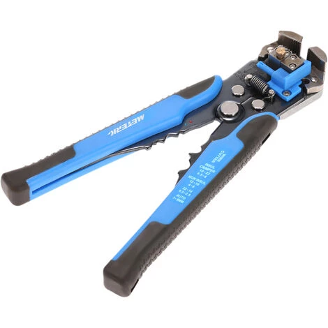 SUPERSELLER Pince à Dénuder Meterk Multifonctionnel Automatique Réglable Câble Dénudeur Cutter Outil De Sertissage Pince À Éplucher, Bleu - Bleu – Image 3